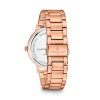 Luxury black and rose gold dial rose gold link watch