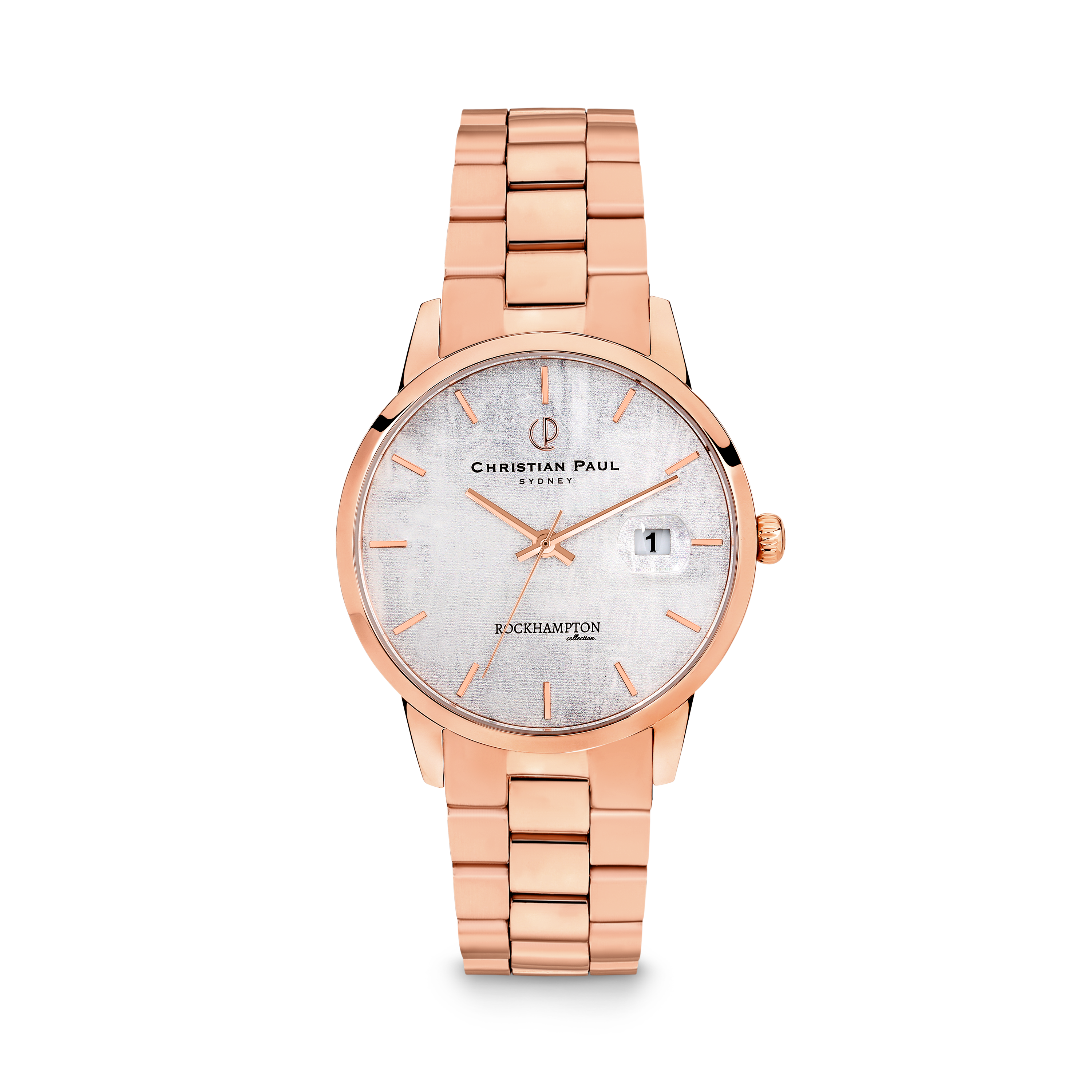 Luxury rose gold dial rose presidential link watch